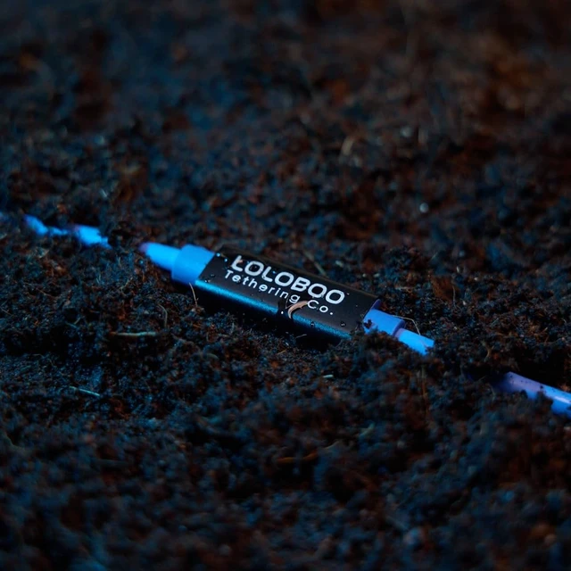 Alt view image 5 of 5 - Loloboo Tethering Cable, 10Gbps, USB-C Tethering, Triple-Shielded, Blue (16.4, feet)