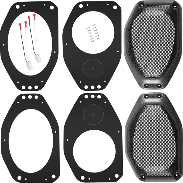 Main image of for Jeep 6.5" / 6" x 9" Sound Bar Speaker Pod Adapters w/ Tweeter Adapters