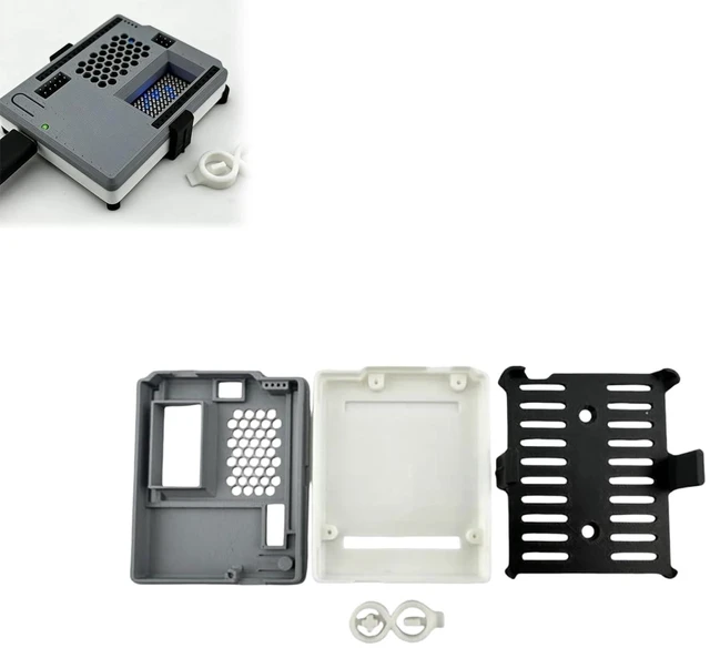Main image of TrekGear Snap-Fit Wall Mount Enclosure Compatible with Arduino Uno, Project Box with Protective Case, Tool-Free Installation