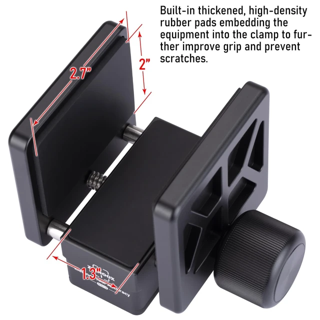 Alt view image 5 of 5 - Zelnoox Arca-Swiss Rifle Saddle Hunting Mount Shooting Rest