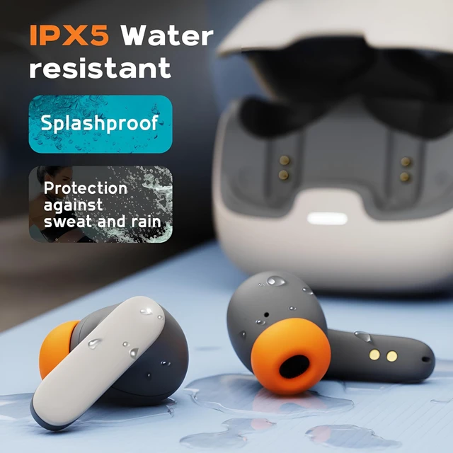 Alt view image 3 of 5 - True Wireless Mic ENC Earbuds, White