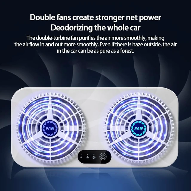 Alt view image 5 of 5 - High-Quality Solar Powered Car Fan - Efficient Cooling, 2.4V, 5W USB Connection, Revolutionizes Car Air Circulation for Supreme Comfort