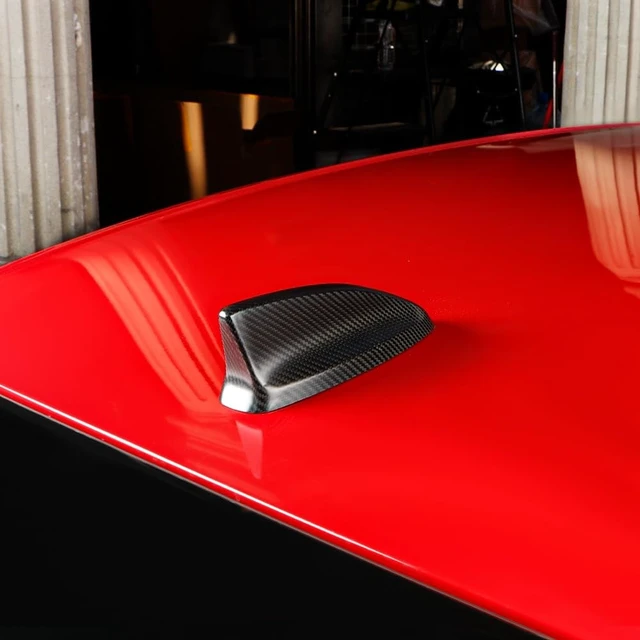 Alt view image 3 of 5 - JSWAN for Civic Type r FL5 Carbon Fiber Car Roof Antenna Cover(Matte)