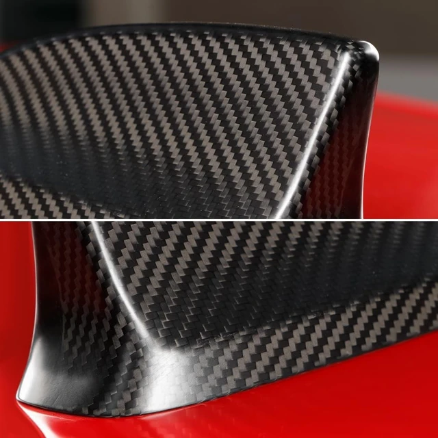 Alt view image 4 of 5 - JSWAN for Civic Type r FL5 Carbon Fiber Car Roof Antenna Cover(Matte)