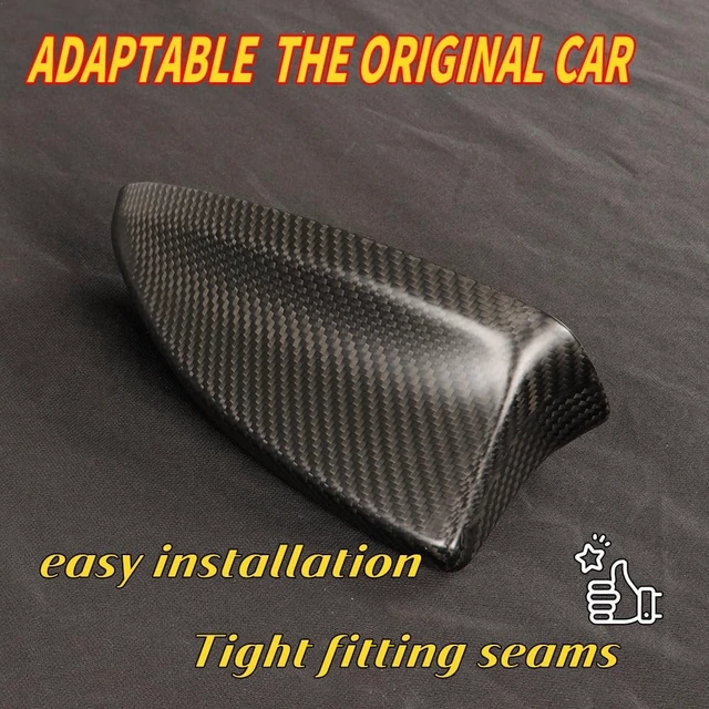 Alt view image 5 of 5 - JSWAN for Civic Type r FL5 Carbon Fiber Car Roof Antenna Cover(Matte)