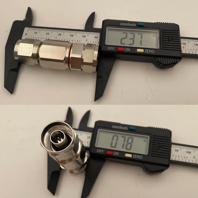 Alt view image 3 of 5 - BEUDOUFORU N Male Heliax Connector 1/2" Coax Cable RF Adapter for Andrew LDF 4-50A/Belden RA500/LCF12-50J 1/2 Flexible Annular Corrugated Coax Cable Ends (10)
