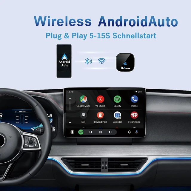 Alt view image 3 of 5 - Android Auto Wireless Adapter for Car, Android Auto Dongle Plug & Play Easy Setup Supports Voice Assistant Low Latency, Online Update Auto,Connect for 2016+ Cars