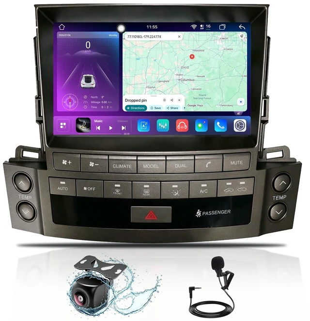 Main image of OEM-Style Android 14 Car Stereo for Lexus LX570 2008-2015, 6G+128G, Type A