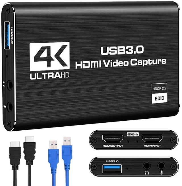 Main image of HDMI Video Capture Card 1080P 60FPS, USB 3.0 Game Capture Device