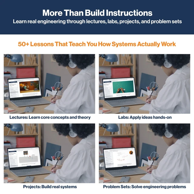 Alt view image 4 of 5 - Horizon Uno Electronics Starter Kit with Video Lessons Arduino-Compatible Board, Sensors, LEDs, Servos & More Learn Electronics & Coding for Beginners