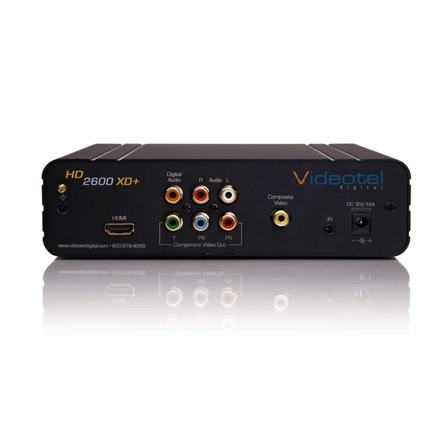 Alt view image 2 of 4 - Videotel Digital HD2600XD+ Premium, Industrial Grade Looping DVD - Auto Powers On, Auto Plays, Auto Loops & Seamlessly Auto Repeat Play 24/7 UL & CE Approved, Designed for Rugged Use