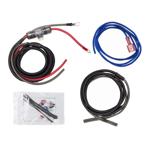 Alt view image 4 of 5 - 4 x Kicker 6.5" Marine Boat Coaxial White Speakers Combo Bundle With Pyle Elite Series 400 Watt 4-Channel Marine Car Bluetooth Amplifier and 8 Gauge Total Amplifier Installation Wiring Kit