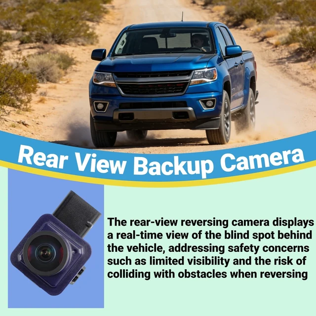 Alt view image 4 of 5 - EB5Z-19G490-A Rear View Backup Camera Compatible with Ford Explorer 2011-2015, Reversing Parking Assist Camera Replaces DB5Z-19G490-A, EP5T-19G490-AA