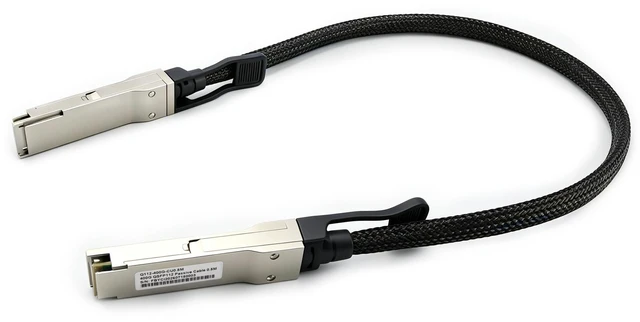 Main image of LEEBICHEN 0.5m/1.64ft 400G QSFP112 to QSFP112 DAC Cable Compatible with NVIDIA DGX Spark & Other GB10 AI Systems, 30AWG Passive Direct Attach Copper Twinax, 400G Ethernet INFINIBAND Stacking Cable