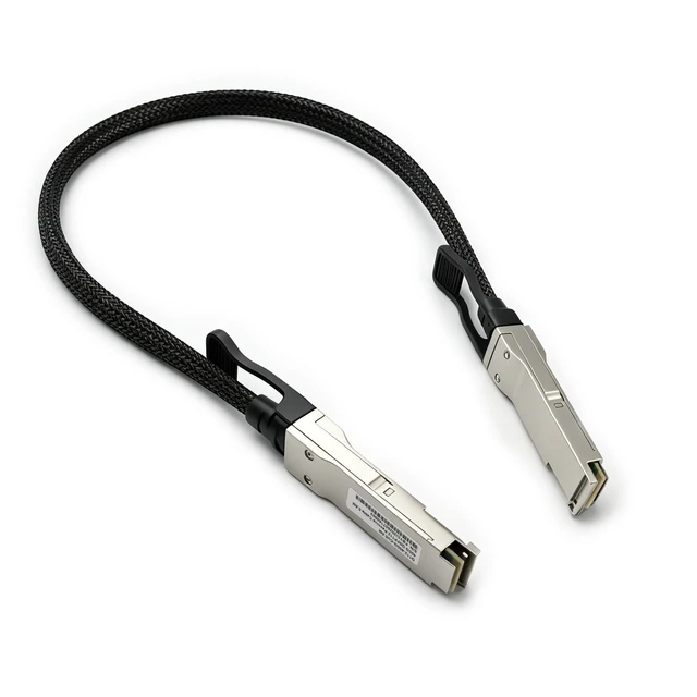 Alt view image 2 of 5 - LEEBICHEN 0.5m/1.64ft 400G QSFP112 to QSFP112 DAC Cable Compatible with NVIDIA DGX Spark & Other GB10 AI Systems, 30AWG Passive Direct Attach Copper Twinax, 400G Ethernet INFINIBAND Stacking Cable
