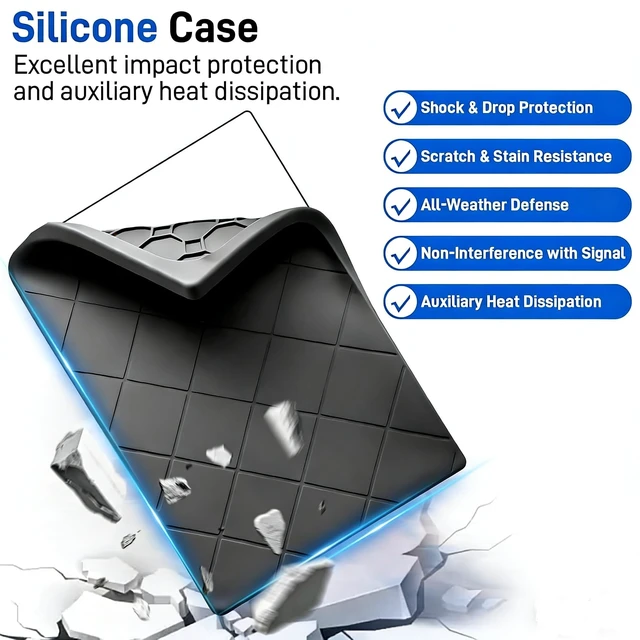Alt view image 2 of 5 - Starlink Gen 3 Protective Cover Case Silicone Protector Cover for Starlink Standard Gen 3 Satellite Dish Waterproof, Hail & Impact Resistant Against Rocks Sand (Black)