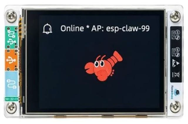 Main image of RockBase NM-CYD-C5 ESP32-C5 Development Board, 2.8" Touchscreen, Dual-Band Wi-Fi 6, Built-in ESP-Claw AI Smart Frame, Compatible with Arduino