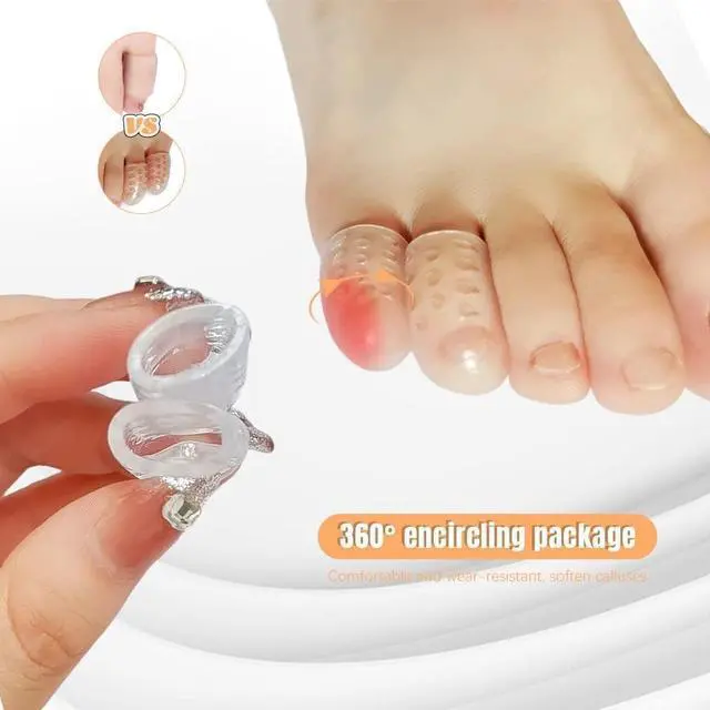 Alt view image 3 of 7 - Silicone Anti Friction Toe Protectors Women, 30 Pcs Gel Toe Separators Breathable Little Toe Covers for Men and Women, Toe Sleeves for Ingrown Toenails, Corns, Calluses, Blisters and Pain Relief