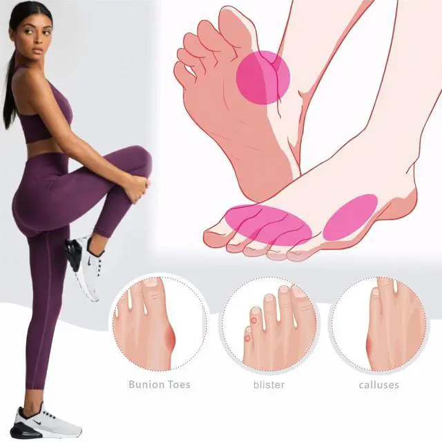 Alt view image 4 of 7 - Silicone Anti Friction Toe Protectors Women, 30 Pcs Gel Toe Separators Breathable Little Toe Covers for Men and Women, Toe Sleeves for Ingrown Toenails, Corns, Calluses, Blisters and Pain Relief