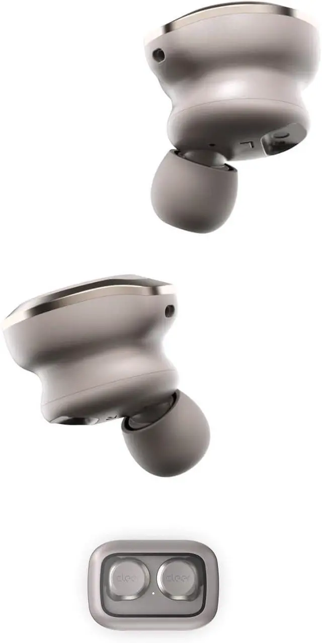 Alt view image 7 of 7 - Cleer Audio Ally Plus II True Wireless Noise Canceling Earbuds, 33 Hours of Playtime, IPX4 Sweat Resistant, Crystal Clear Voice with Echo and Noise Canceling Mic, for iPhone & Android,Stone