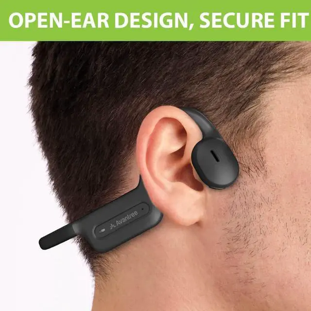 Alt view image 4 of 6 - Avantree Medley Air - Wireless Earbuds for TV Listening with Clear Dialogue, Open-Ear Design for Surrounding Awareness, Bluetooth Transmitter & Headphones Charging Dock 2 in 1, Soundbar Passthrough