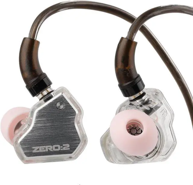 Main image of Linsoul 7Hz x Crinacle Zero:2 in Ear Monitor, Updated 10mm Dynamic Driver IEM, Wired Earbuds Earphones, Gaming Earbuds, with OFC IEM Cable for Musician (Silver)