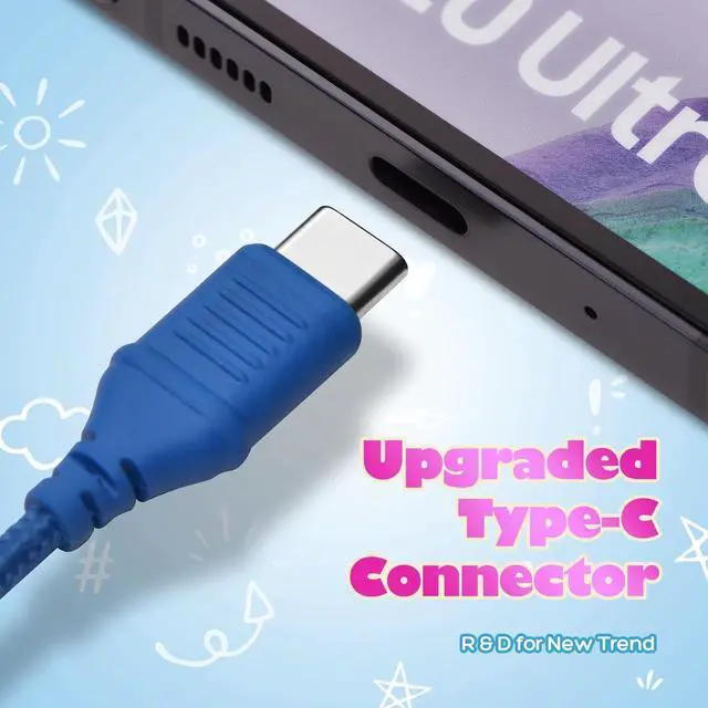 Alt view image 2 of 7 - Kids Headphones for School, 2024 Upgrade USB Type C Kids Headphone with Microphone, Wired Boys Girls Headphones with Safe Limiter 85dB/95dB, Foldable On Ear Headphones for School/iPad/Tablets/Travel