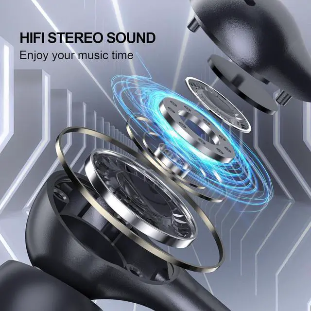 Alt view image 2 of 7 - USB Headset with Microphone for PC 7.5 Ft Cable, USB A Headphones for Computer, Wired USBA Earbuds with Mute in-Line Stereo Noise Canceling Call Cord Laptop Earphones for Dell Surface Switch, Black