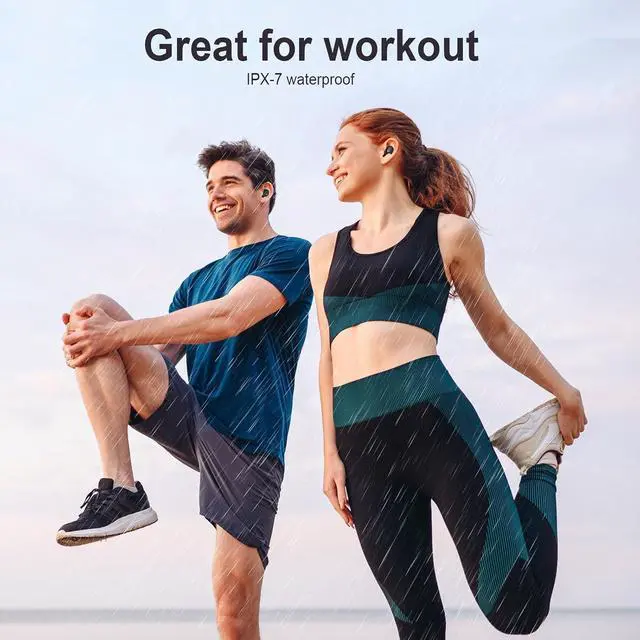 Alt view image 3 of 7 - Wireless Earbuds for Small Ear Canals Mini Size, Cute Bluetooth Ear Buds for Women Girls with 2 Noise Reduction Mic for Clear Calls, Small Wireless Earphones with Immersive Premium Sound