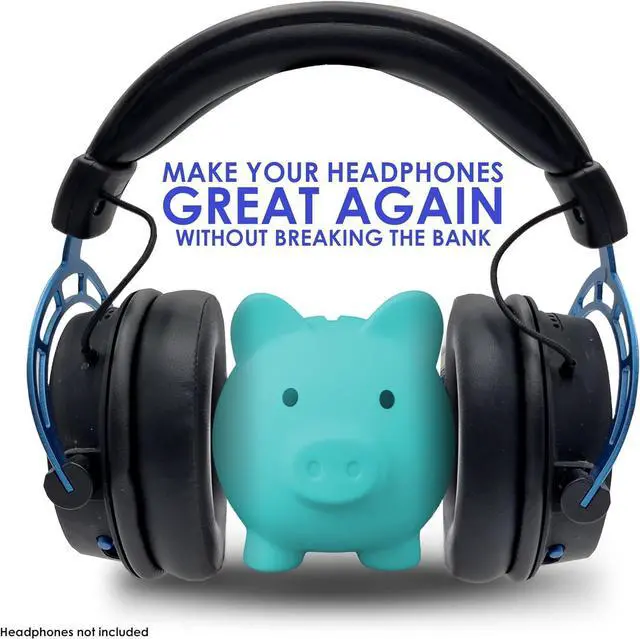 Alt view image 2 of 7 - Premium Replacement Cloud Alpha Wireless earpads Compatible with Kingston HyperX Cloud Alpha Cloud 3 Flight S Stinger 2 headsets. Premium Protein Leather High-Density Foam