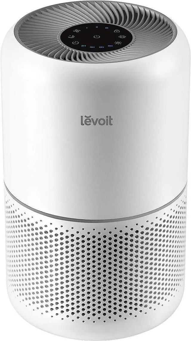 Main image of LEVOIT Air Purifier for Home Allergies Pet Hair in Bedroom, Covers Up to 1073 ft² by 56W High Torque Motor, AHAM VERIFIDE, 3-in-1 Filter with HEPA Sleep Mode, Remove Dust Smoke Odor, Core300-P, White