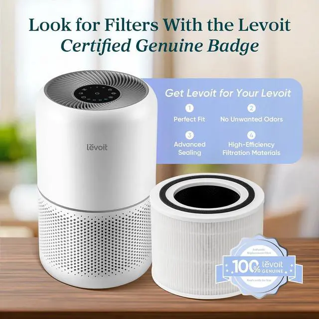 Alt view image 5 of 7 - LEVOIT Air Purifier for Home Allergies Pet Hair in Bedroom, Covers Up to 1073 ft² by 56W High Torque Motor, AHAM VERIFIDE, 3-in-1 Filter with HEPA Sleep Mode, Remove Dust Smoke Odor, Core300-P, White