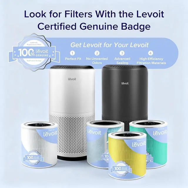 Alt view image 5 of 7 - LEVOIT Air Purifiers for Home Large Room Up to 1733 Ft² With HEPA Sleep Mode, AHAM VERIFIDE, Auto Mode, Air Quality Monitor, Smart WiFi, 3-in-1 Filter For Pet Allergy, Smoke, Dust, Core 400S-P, White