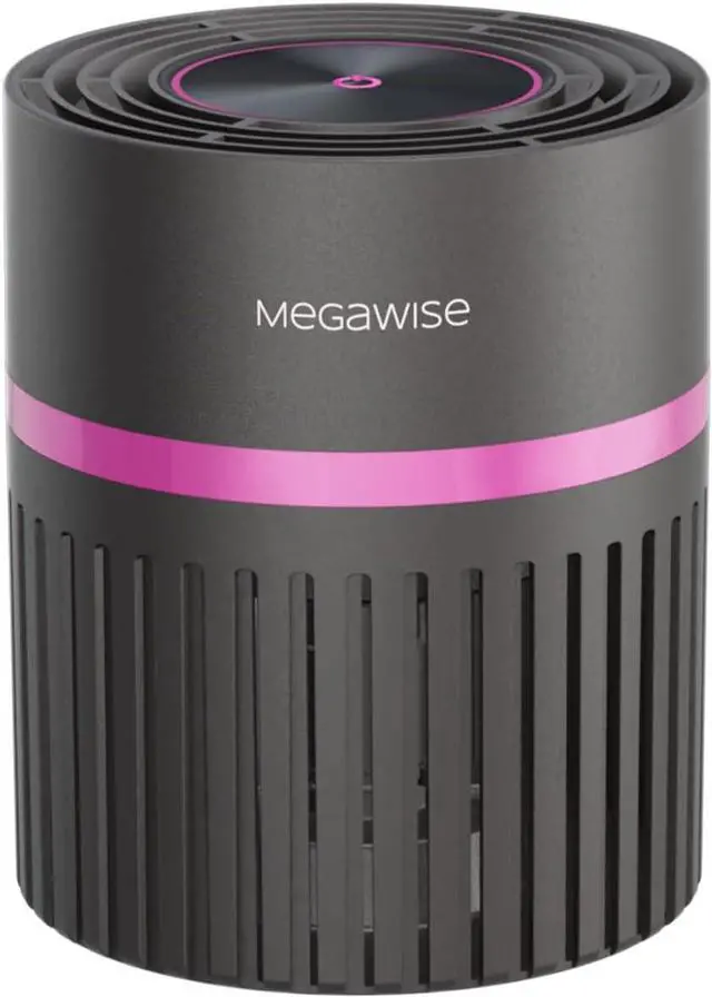 Main image of MEGAWISE Office Air Purifier with 3-in-1 HEPA Filter Desktop Air Cleaner for Smoke, Dust, Pollen, Pet Dander, HEPA Air Purifier for Home and Bedroom, 100% Ozone Free (Available for California)