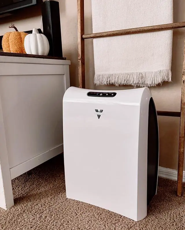 Alt view image 2 of 7 - Vornado AC350 Air Purifier with True HEPA Filter, Captures Allergens, Smoke, Odors, Pollen, Dust, Mold Spores, Pet Dander