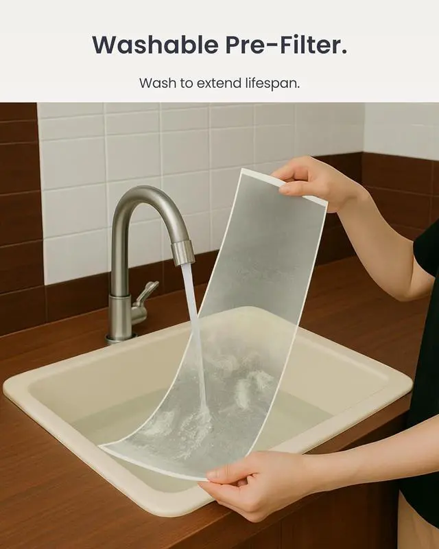 Alt view image 5 of 7 - SwitchBot Air Purifiers for Home Large Room with Matter Up to 3620 ft², 20dB, Washable Pre-filter, Pet Mode, 10 RGB Colors, Aromatherapy, Work with Apple Home, Alexa, GoogleHome, HomeAssistant