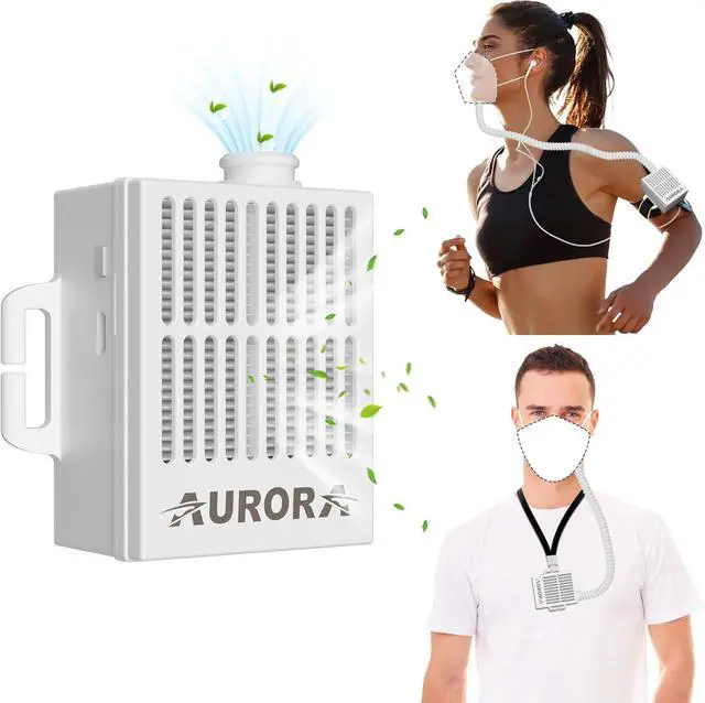 Alt view image 2 of 7 - 4WDKING Rechargeable Electrical Air Purifying, Reusable Portable Air Purifier with HEPA Filter for Sleeping Outdoor Sports Housework