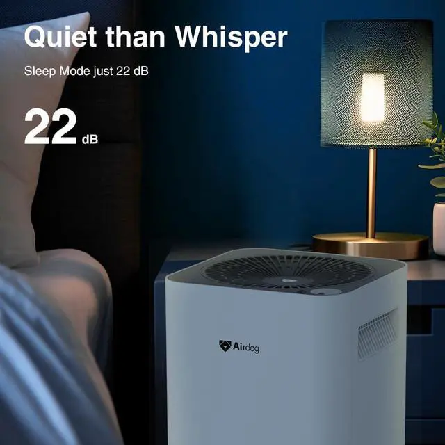 Alt view image 7 of 7 - Airdog X3 Home Air Purifier with Washable Filter -TPA Technology - Up to 20X More Effective than HEPA, Smart Control,AQI Air Cleaner for Smoke, Allergies, Pet Dander, Odor Removal to 0.0146m