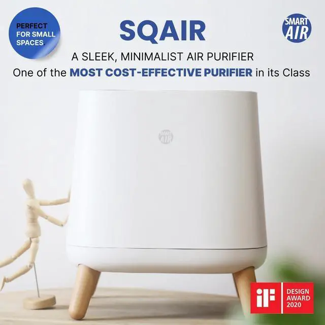Alt view image 2 of 7 - Sqair (aka Smart Health S) Air Purifier