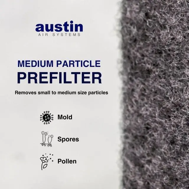 Alt view image 4 of 7 - Austin Air Healthmate Replacement Filter, White  Zeolite, Air Filters for Home, and Carbon Filter Replacement for Superior Air Quality, Model FR400