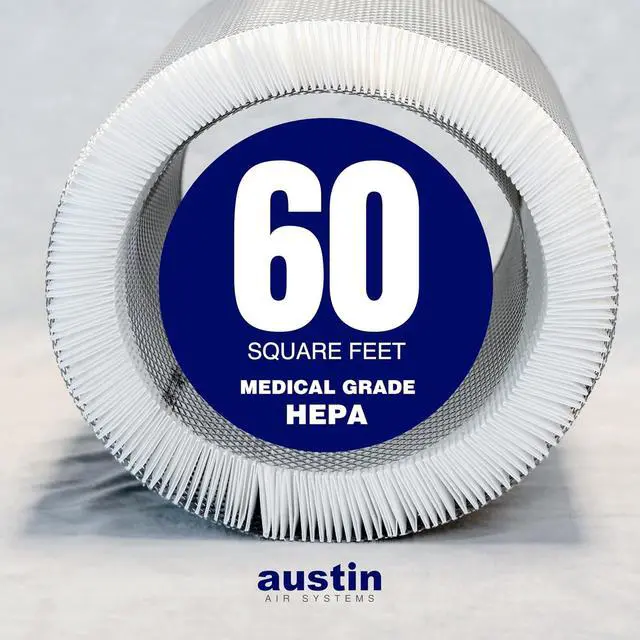 Alt view image 7 of 7 - Austin Air Healthmate Replacement Filter, White  Zeolite, Air Filters for Home, and Carbon Filter Replacement for Superior Air Quality, Model FR400