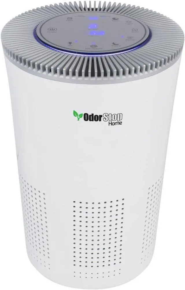 Main image of OdorStop HEPA Air Purifier with H13 HEPA Filter, UV Light, Active Carbon, Multi-Speed, Sleep Mode and Timer (OSAP5, Bright White)