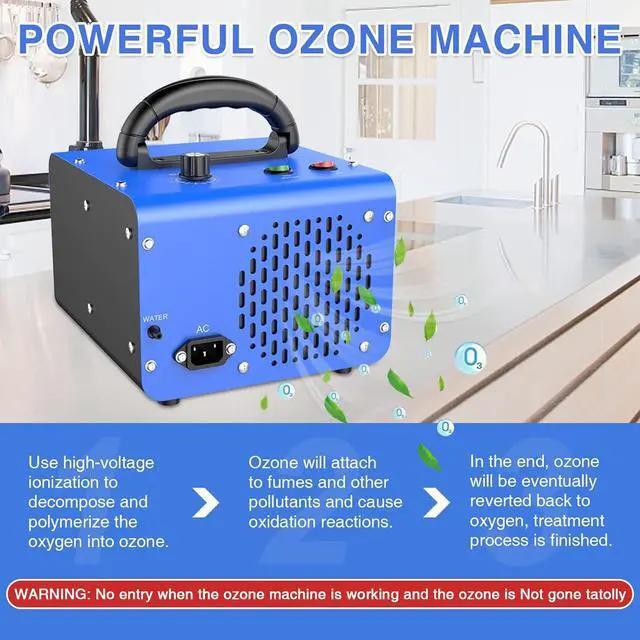 Alt view image 5 of 7 - CAMECO Ozone Generator with Air & Water Modes 28,000mg/h, O3 Ozone Machine Ionizer Air Purifier, Commercial & Industrial Deodorizer for Water, Home, Cars, Office, Basement, Garage, Pets, Smoke