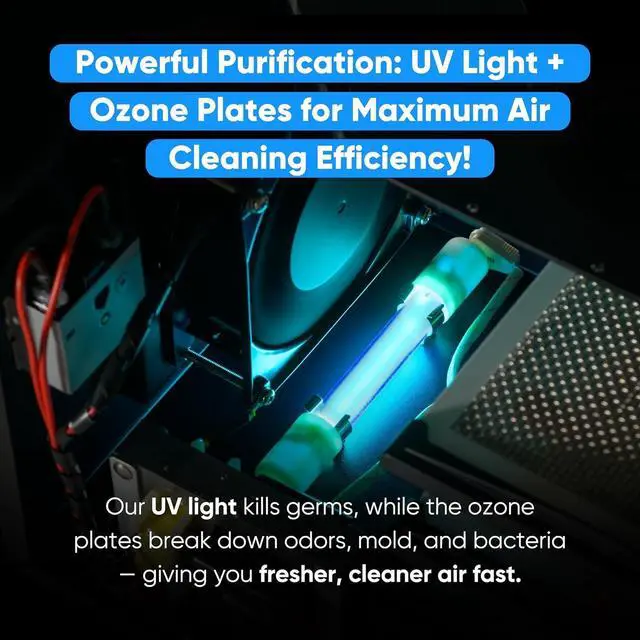 Alt view image 2 of 5 - Commercial Air Purifier Cleaner Ozone Generator by New Comfort