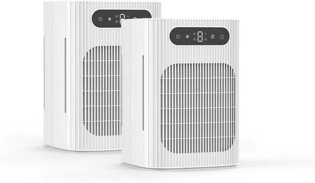 Main image of XP120 Desk & Countertop Air Purifier with Dual Air Intake Power, 2 Sets of Filters & 4 Stage Filtration for up to 370 Sq Ft., White, Pack of 2