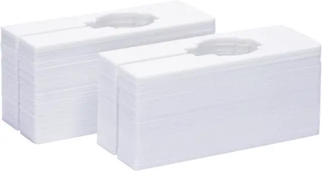 Alt view image 6 of 7 - Juvale Clothing Dividers - 5 x 2 in, White Plastic, 60 Pack - Blank Hanger Dividers & Rack Tags for Closet Organization