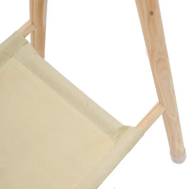 Alt view image 5 of 7 - Garment Rack for Pets/Dolls/Baby, Hanger Rack, Dress up Storage, Clothes Organizer, Wooden (Beige, Medium)