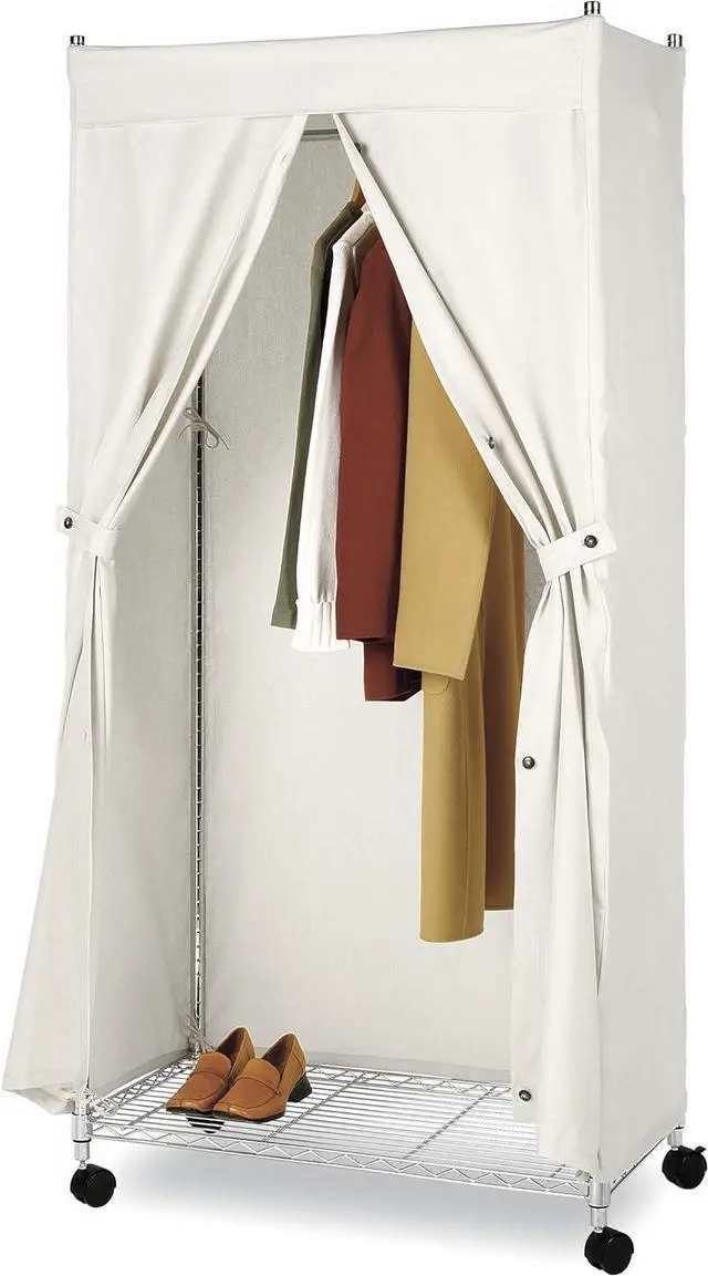 Alt view image 4 of 5 - Whitmor Canvas COVER ONLY for Garment Rack