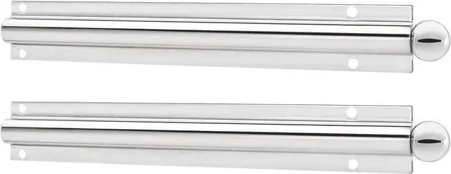 Main image of Rev-A-Shelf 6 Inch Metal Adjustable Storage Clothes Closet Hanger Rod for Rack Organization for Valet, Ties and Scarves, Chrome, CVL-12-CR (2 Pack)