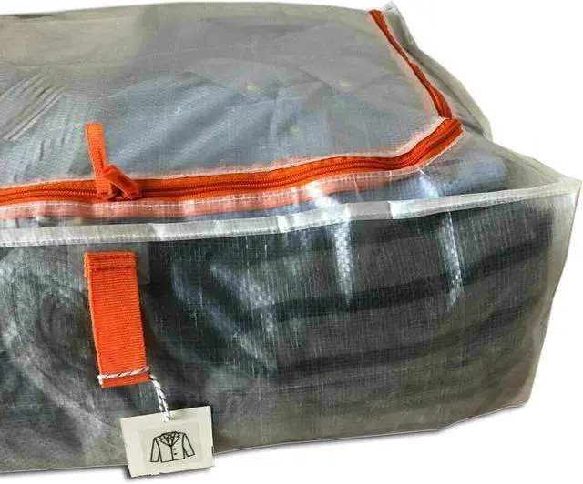 Alt view image 2 of 7 - IKEA 503.953.82 Pack of 3 Storage Bags Cases 55 x 49 x 19 Centimetres